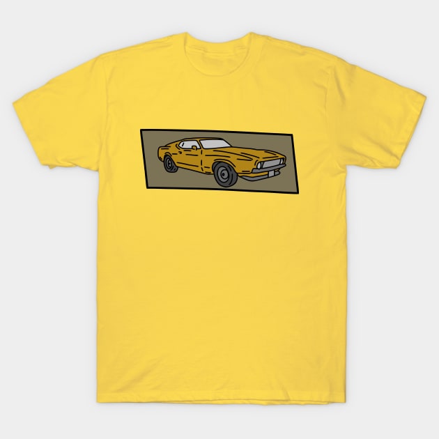 classic muscle car T-Shirt by fokaction